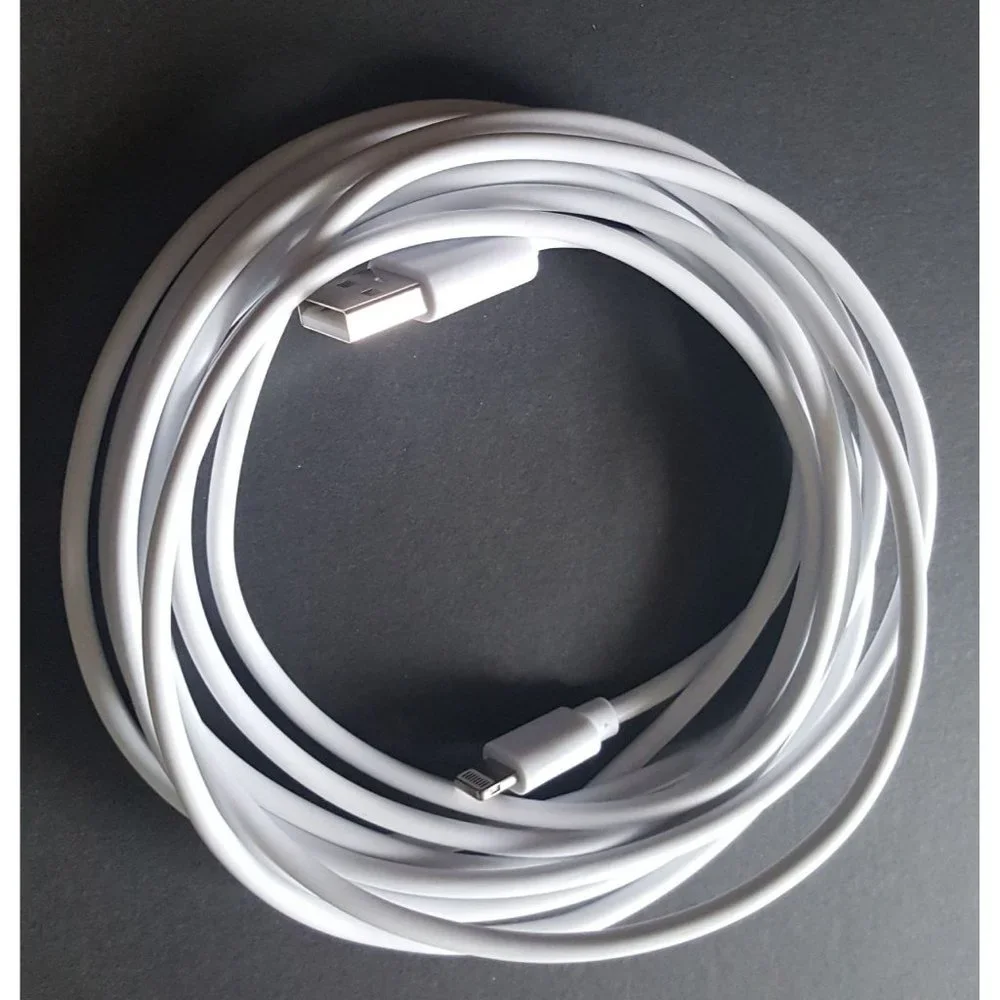 10 feet Long iPhone Charging Cable New White extra long cable
